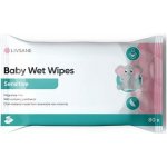 LIVSANE Dětské vlhčené ubrousky Sensitive 80 ks – Hledejceny.cz