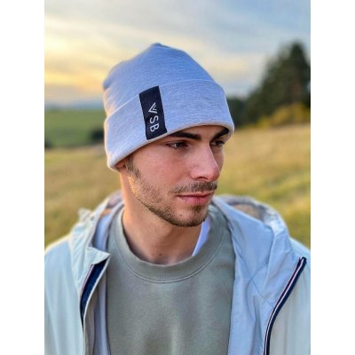 Stylová unisex čepice VSB beanie COLLECTION šedá – Hledejceny.cz