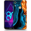 Pouzdro a kryt na mobilní telefon Honor Picasee silikonové Honor 8A - Gold blue čiré