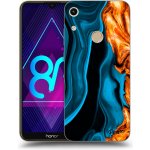 Pouzdro Picasee silikonové Honor 8A - Gold blue černé – Hledejceny.cz