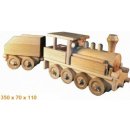 Dřevěný vláček Ceeda Cavity přírodní dřevěný vláček Parní lokomotiva VL95