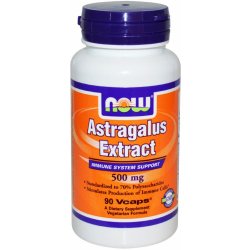 Now Foods Astragalus extrakt 500 mg 90 kapslí