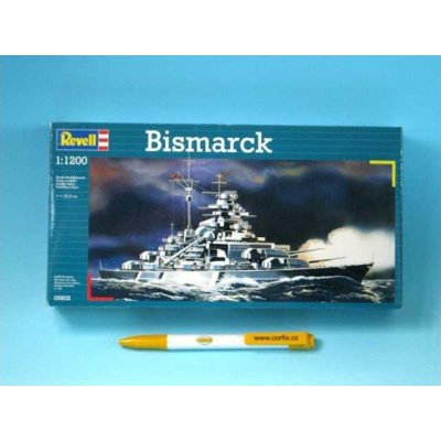 Revell Plastic ModelKit loď 05802 Bismarck CF_18-2757 1:1200