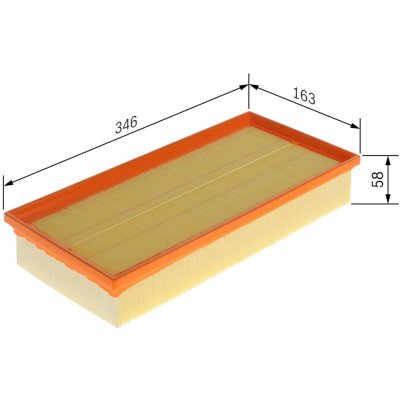 Vzduchový filtr BOSCH F 026 400 863 – Hledejceny.cz