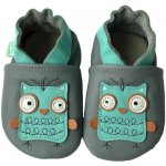 Hopi Hop Kožené capáčky barefoot sovík šedé – Sleviste.cz