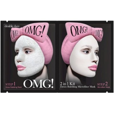 Double Dare bublinková maska OMG! detoxikační 2v1 47 g
