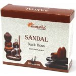 Aromatika Vonné kužele Tekoucí Dým Sandalwood 10 ks – Zboží Dáma