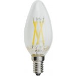 Optonica LED Filament Candle žárovka C35 E14 4W Neutrální bílá – Zboží Mobilmania