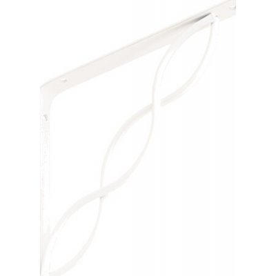Konzole se splétanou vzpěrou 200 x 200 mm bílá, WPRP 200 – Hledejceny.cz