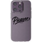 Picasee silikonový průhledný obal pro Apple iPhone 14 Pro - Picasee - old logo - black – Zboží Mobilmania