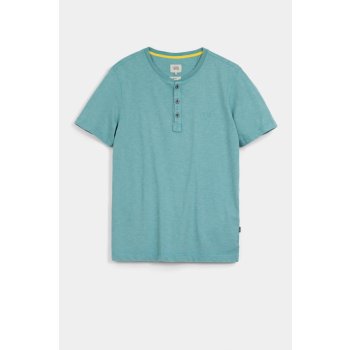 Camel Activ tričko HENLEY SHORTSLEEVE modrá