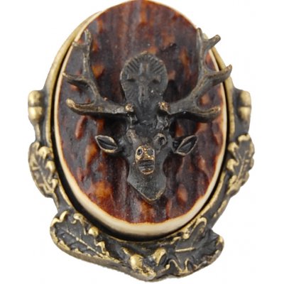 Zubíček Svatý Hubert parohové bolo ovál – Zboží Dáma