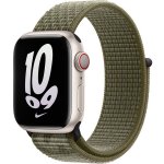 Apple Watch 41mm sekvojovozeleno-platinový provlékací sportovní řemínek Nike MPHX3ZM/A – Sleviste.cz