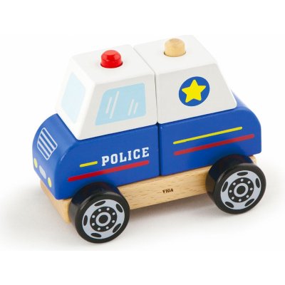 Lamps Dřevěná skládačka Policie – Zboží Mobilmania