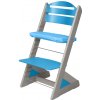 Dětský stoleček s židličkou Jitro rostoucí židle Plus ŠEDÁ VÍCEBAREVNÁ Světle modrá