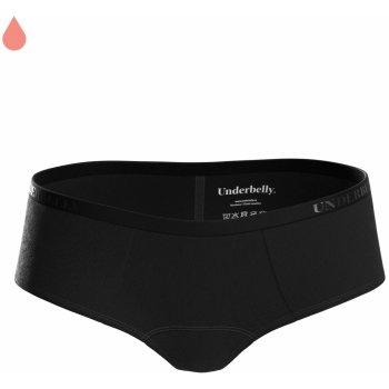 Underbelly menstruační kalhotky LOWEE černé z mikromodalu Pro velmi slabou menstruaci