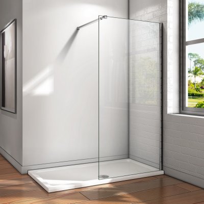 H K LUSTY F1 50 Sprchová zástěna WALK IN 48-50x 200cm, 8 mm sklo LUSTYF150SET – Zboží Dáma