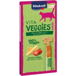 Vitakraft Vita Veggies Liquid sýr a rajče 6 x 15 g