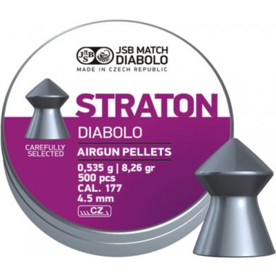 Diabolky JSB Match Straton 4,5 mm 500 ks – Hledejceny.cz
