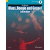 Noty a zpěvník Blues, Boogie and Gospel Collection + CD 15 skladeb pro klavír sólo