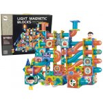 Mamido Magnetická svítící kuličková dráha 292 dílů XXL – Sleviste.cz