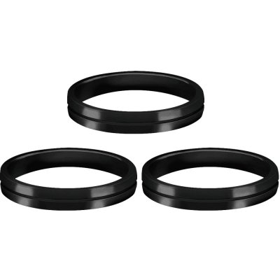 Mission Kroužky S-Lock Black – Zboží Dáma