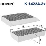 K1422A-2x FILTRON Filtr, vzduch v interiéru – Hledejceny.cz
