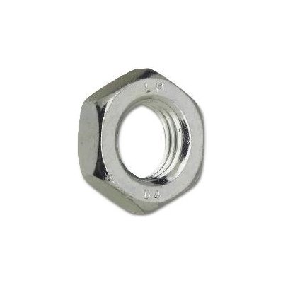 Šestihranná matice nízká ISO8675 04, jemný závit M10x1, ocel pozinkovaná (100 ks) – Hledejceny.cz