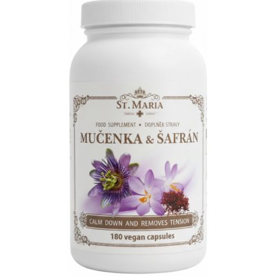 ST.Maria MUČENKA Pletní 600 mg+ŠAFRÁN 120 mg 180 tobolek – Hledejceny.cz