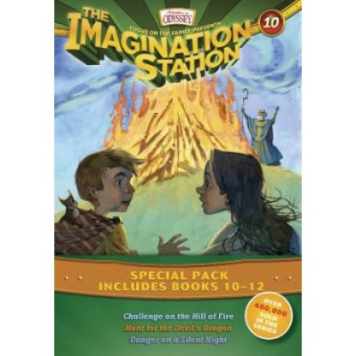Imagination Station Books 3-Pack: Challenge on the Hill of Fire / Hunt for the Devil's Dragon / Danger on a Silent Night Hering Marianne