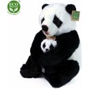 Plyšák panda s mládětem 27 cm