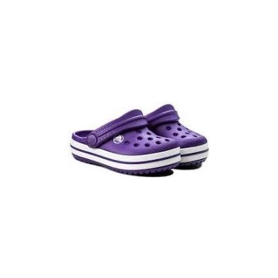 Crocs Crocband Kids Ultraviolet/White – Zboží Dáma