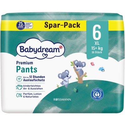 Babydream Premiové XXL 15+ kg 6 36 ks – Sleviste.cz