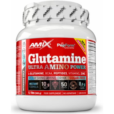 Amix Glutamine Ultra amino power 500 g – Zbozi.Blesk.cz