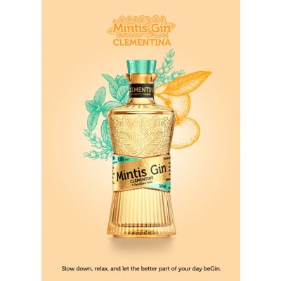 Mintis Gin Clementine 41,8% 0,7 l (holá láhev) – Sleviste.cz