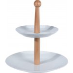Etažér na cukroví porcelánový 2 patra – Zboží Mobilmania