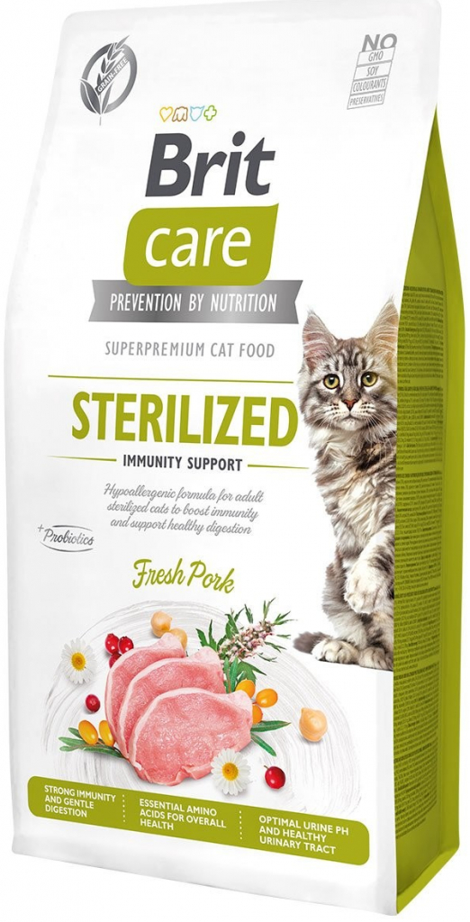 BRIT Care Cat Grain-Free Sterilized Immunity Support 2 x 7 kg