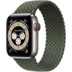 Bomba Nylonový elastický řemínek na Apple Watch Barva: Zelená, Velikost řemínku a ciferníku Apple Watch: L - 135mm (38/40/41mm) WD112GREEN_SIZE-L-38-40MM