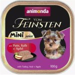 Animonda Vom Feinsten Mini Junior krůta telecí jablko 100 g – Sleviste.cz
