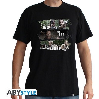 ABYstyle tričko The Walking Dead Good Bad Walkers – Zboží Mobilmania