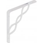 Domax WPRP150 Konzole dekorativní se splétanou vzpěrou 150x150mm, bilá, – Hledejceny.cz