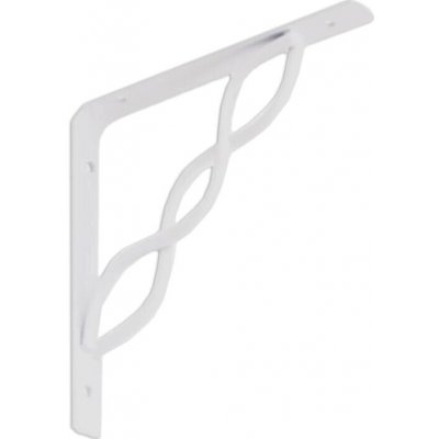 Domax WPRP150 Konzole dekorativní se splétanou vzpěrou 150x150mm, bilá, – Hledejceny.cz
