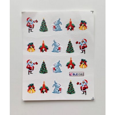 Nehtyprofi Vodolepky na zdobení nehtů Christmas BLE1582 20 ks – Zboží Mobilmania
