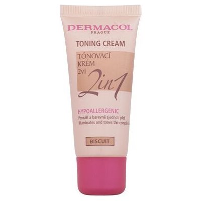 Dermacol Toning Cream 2in1 lehký tónovací krém Biscuit 30 ml