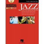 Essential Elements Jazz Play Along Jazz Standards noty na příčnou flétnu, lesní roh, pozoun + audio