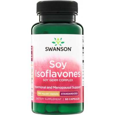 Swanson Sojové Isoflavony 750 mg 60 kapslí – Hledejceny.cz