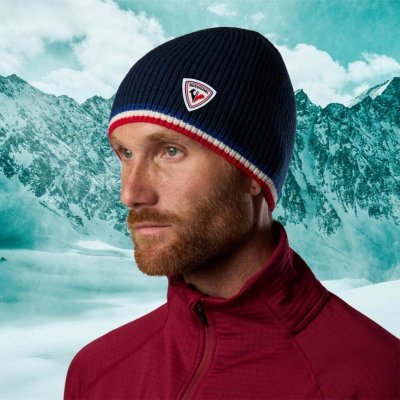 Rossignol Pánská zimní čepice Snowblaze tmavě modrá – Hledejceny.cz