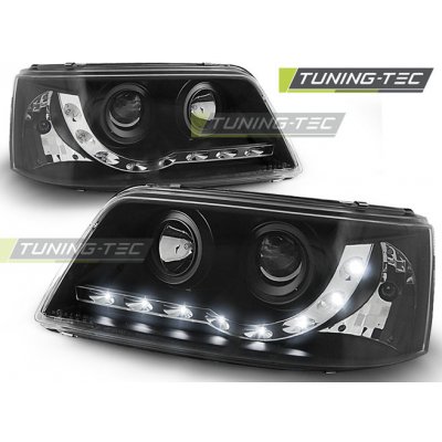Tuning-Tec Přední čirá LED světla Volkswagen T5 (2003 - 2009) - černé – Hledejceny.cz
