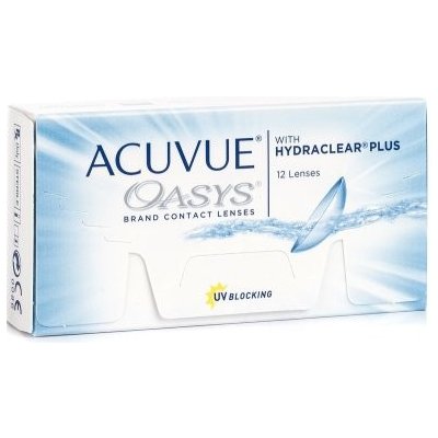 Johnson & Johnson Acuvue Oasys with Hydraclear Plus 12 čoček – Zboží Mobilmania
