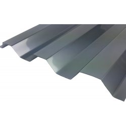 Stabilit Trapézová polykarbonátová deska 76/18 Athermic hladká Macrolux 1265 x 4000 mm šedá teploreflexní 1 ks